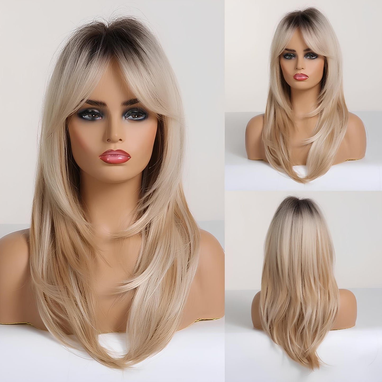 Wig Front Gláucia Fibra Premium