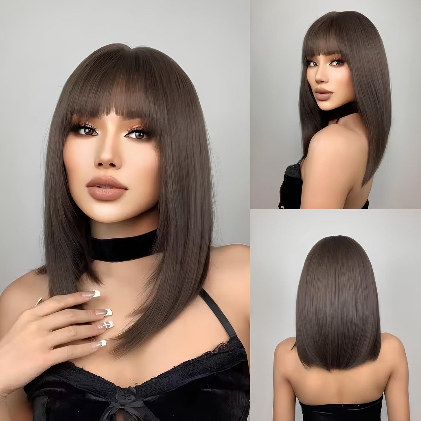 Wig Front Amélia Fibra Premium