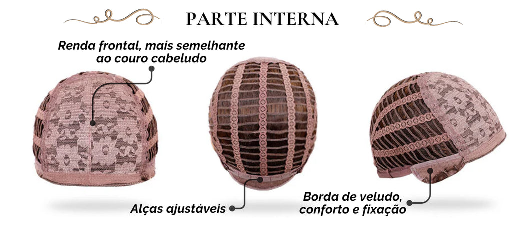 Wig Front Fátima Fibra Premium