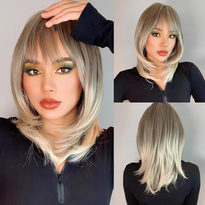Wig Front Aline Fibra Premium