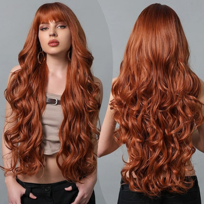 Wig Longa Bianca Fibra Premium