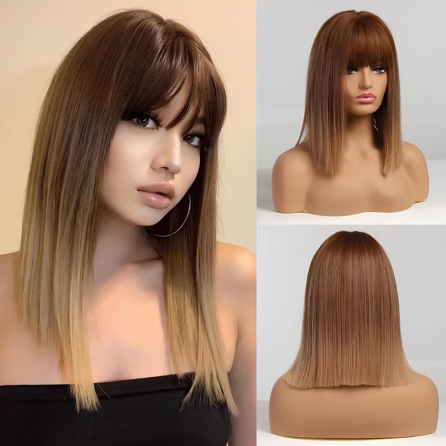 Wig Front Camila Fibra Premium