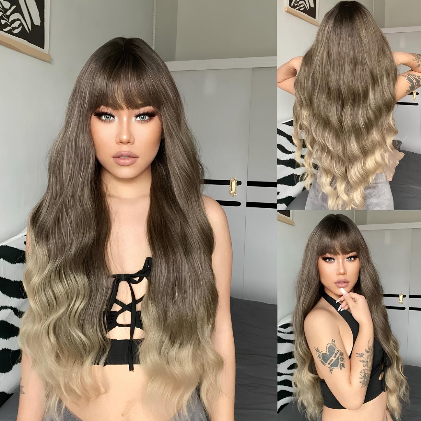 Wig Front Kevelyn Fibra Premium