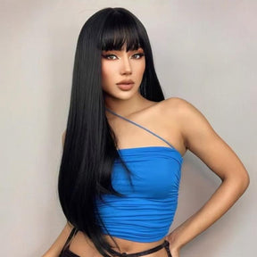 Wig Longa Lívia Fibra Premium