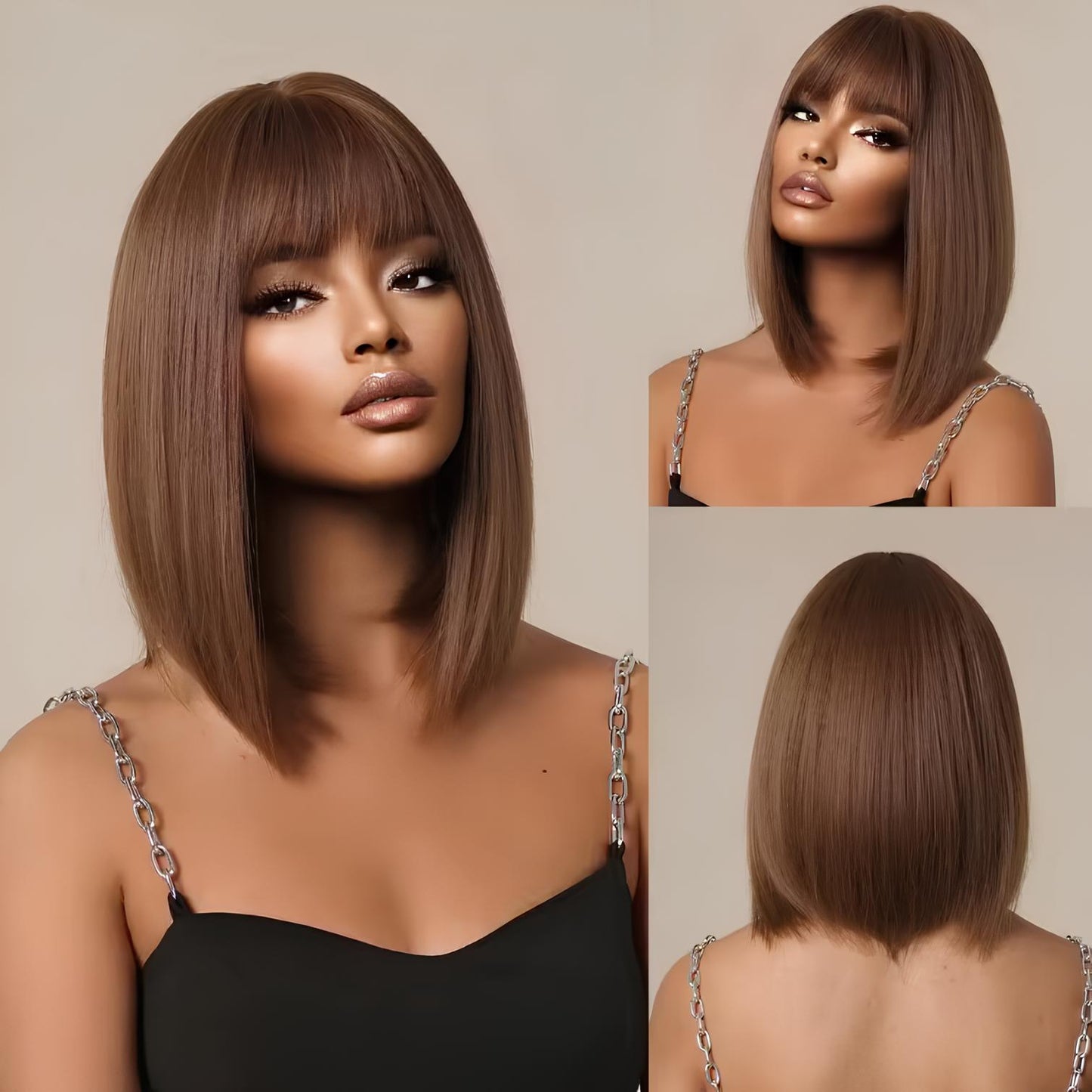 Wig Front Lúcia Fibra Premium