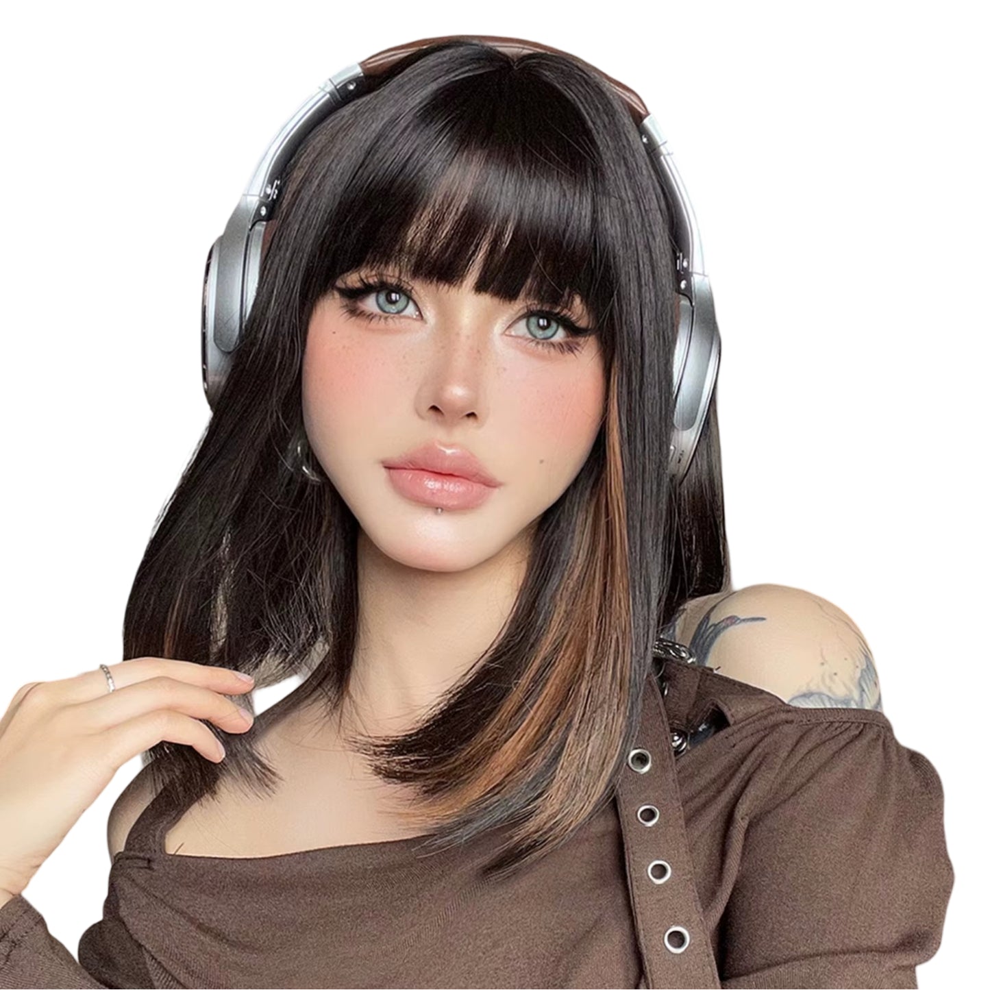 Wig Front Nina Fibra Premium