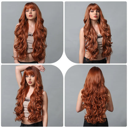 Wig Longa Bianca Fibra Premium
