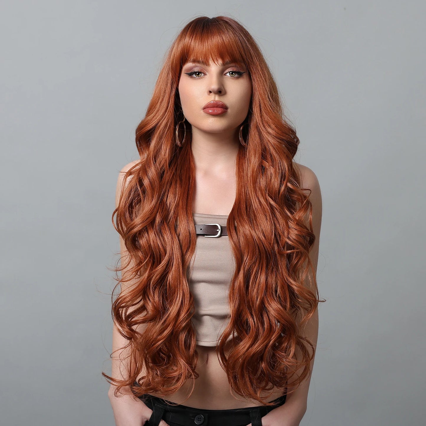 Wig Longa Bianca Fibra Premium