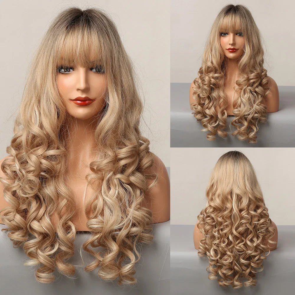 Wig Longa Luiza Fibra Premium