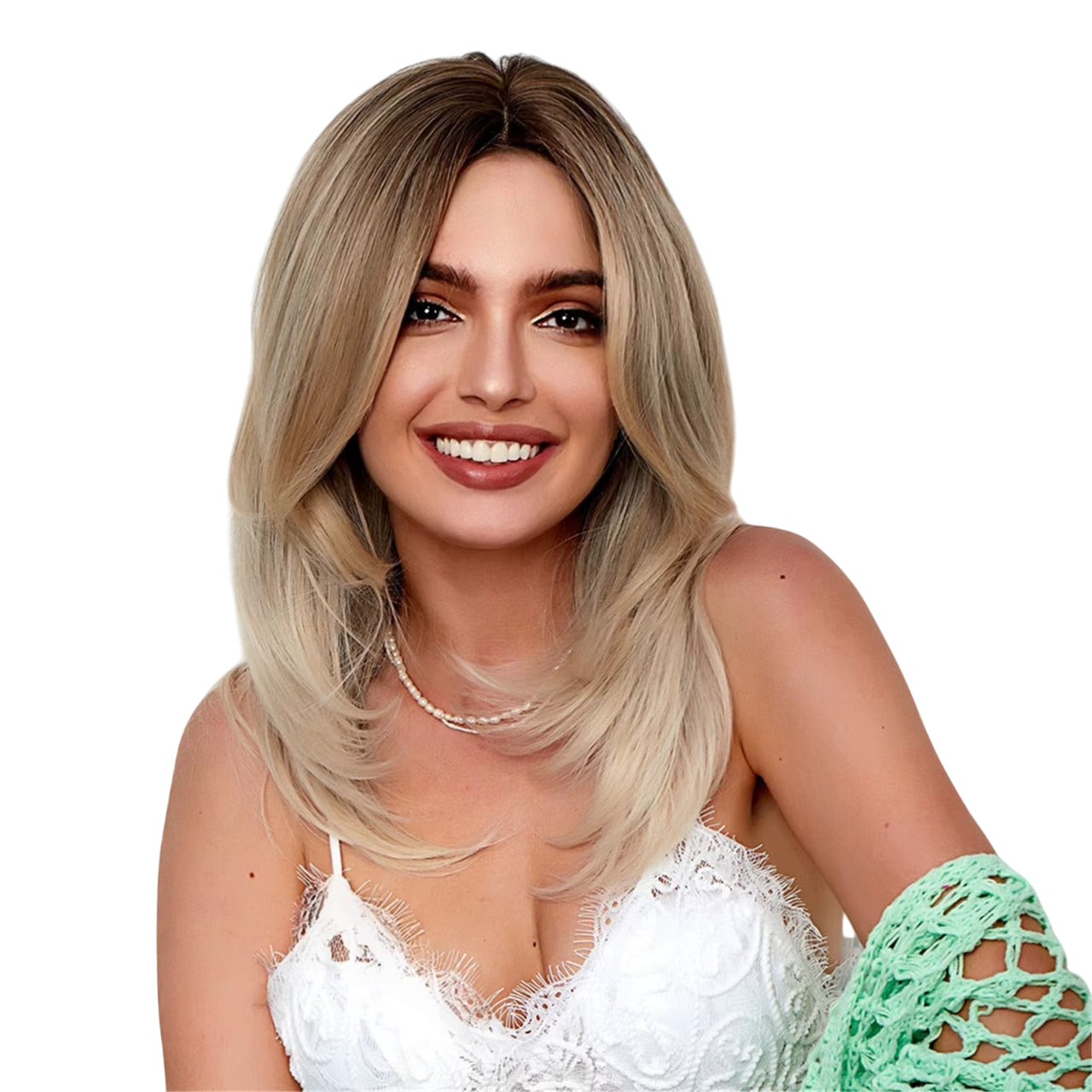 Wig Front Sandra Fibra Premium