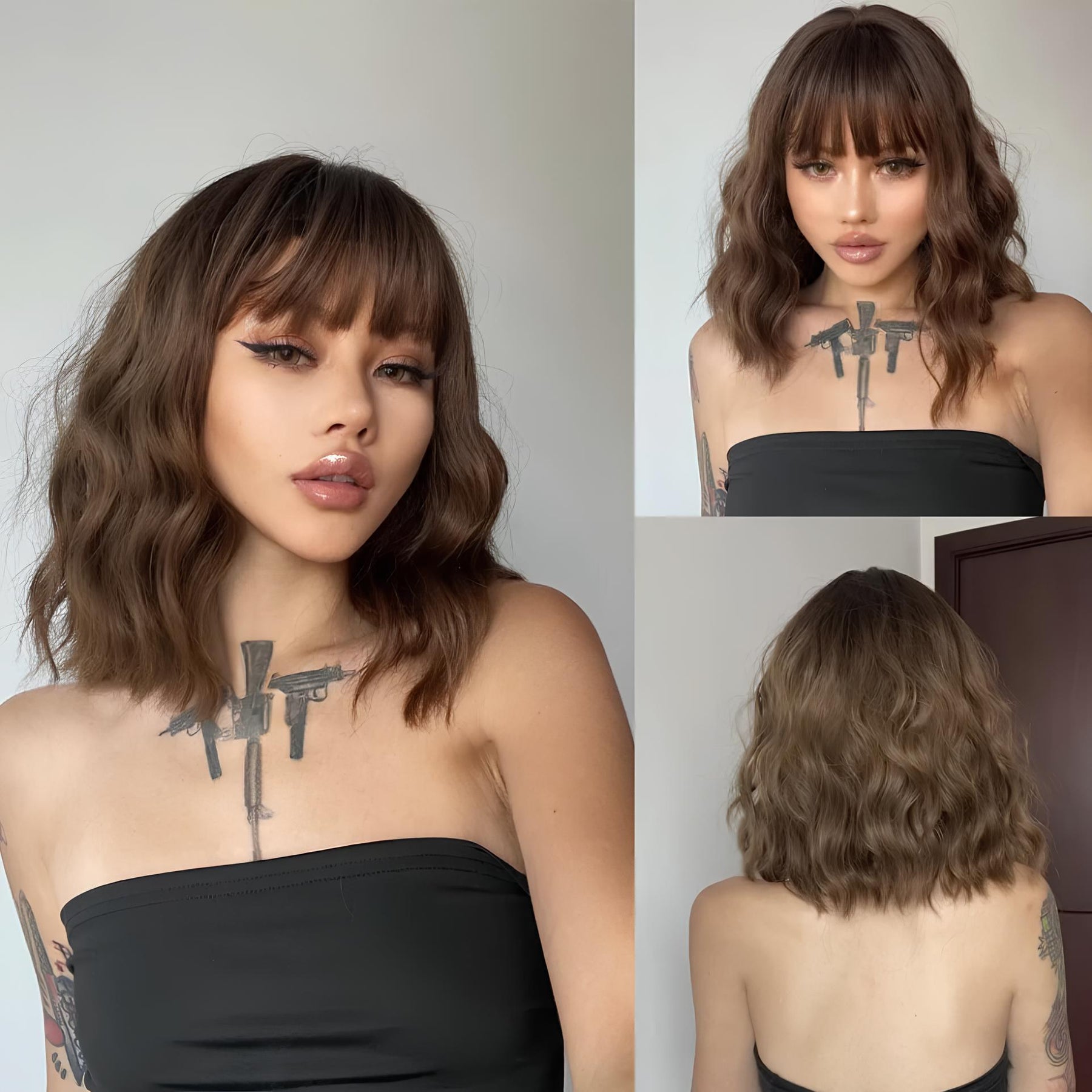 Wig Front Neide Fibra Premium