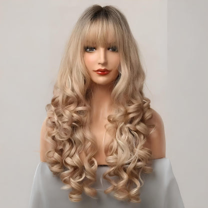 Wig Longa Luiza Fibra Premium