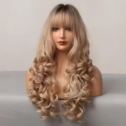 Wig Longa Luiza Fibra Premium