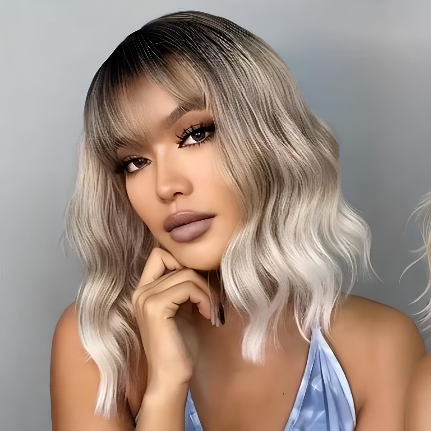 Wig Front Sofia Fibra Premium