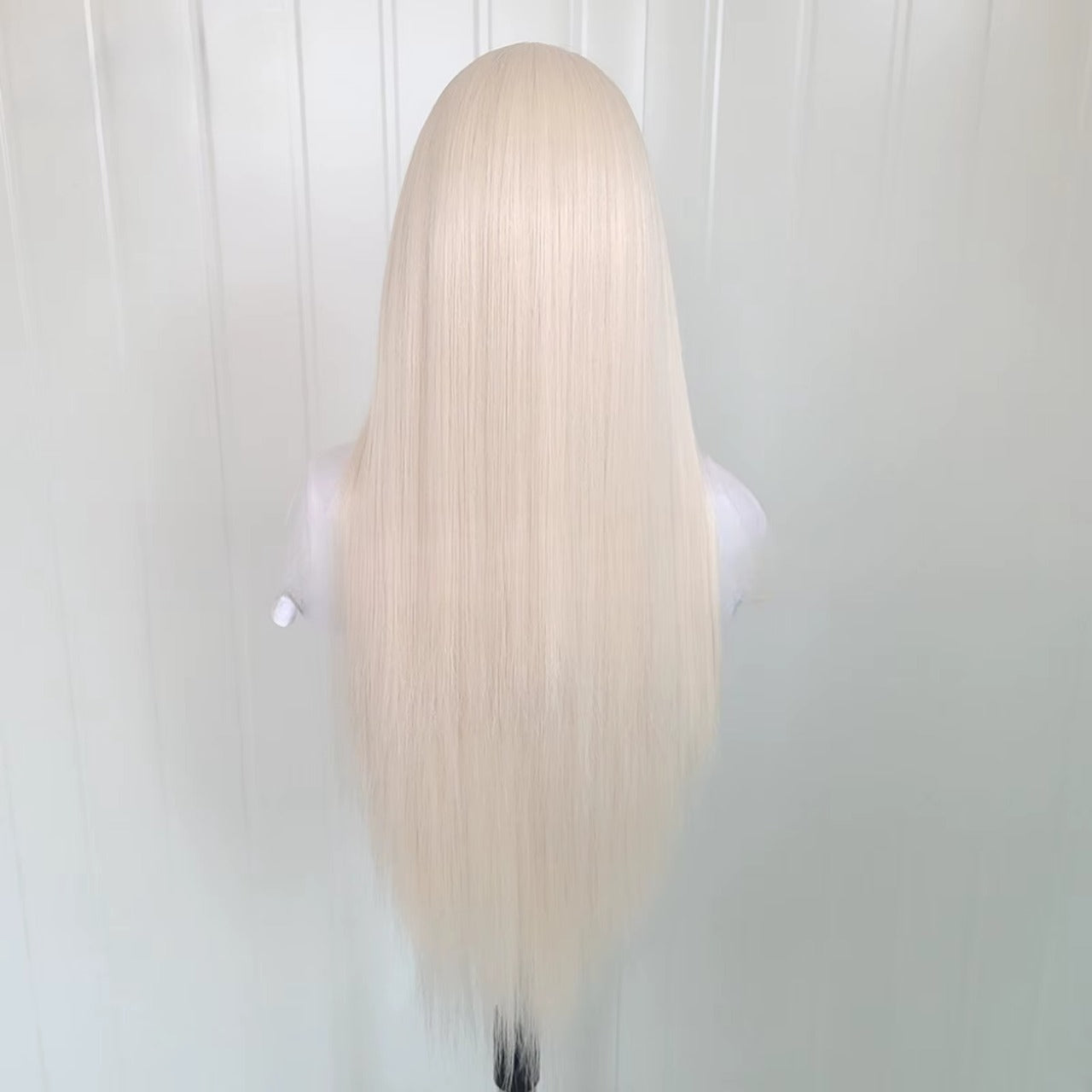 Lace Front Kiara Platinado Fibra Premium