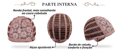 Wig Front Fátima Fibra Premium